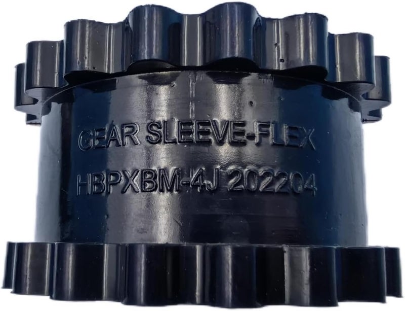 Zpcia 4JE Coupling Sleeve Elastomer Fits S-Flex Sure Flex Solid Design, 2.31'' OD, 1.34'' ID, 1.25"Height - Image 2